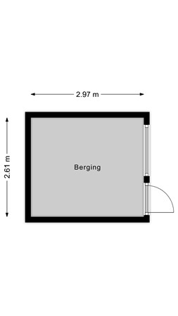 Floorplan - Korte Waarder 13, 2415 AS Nieuwerbrug aan den Rijn
